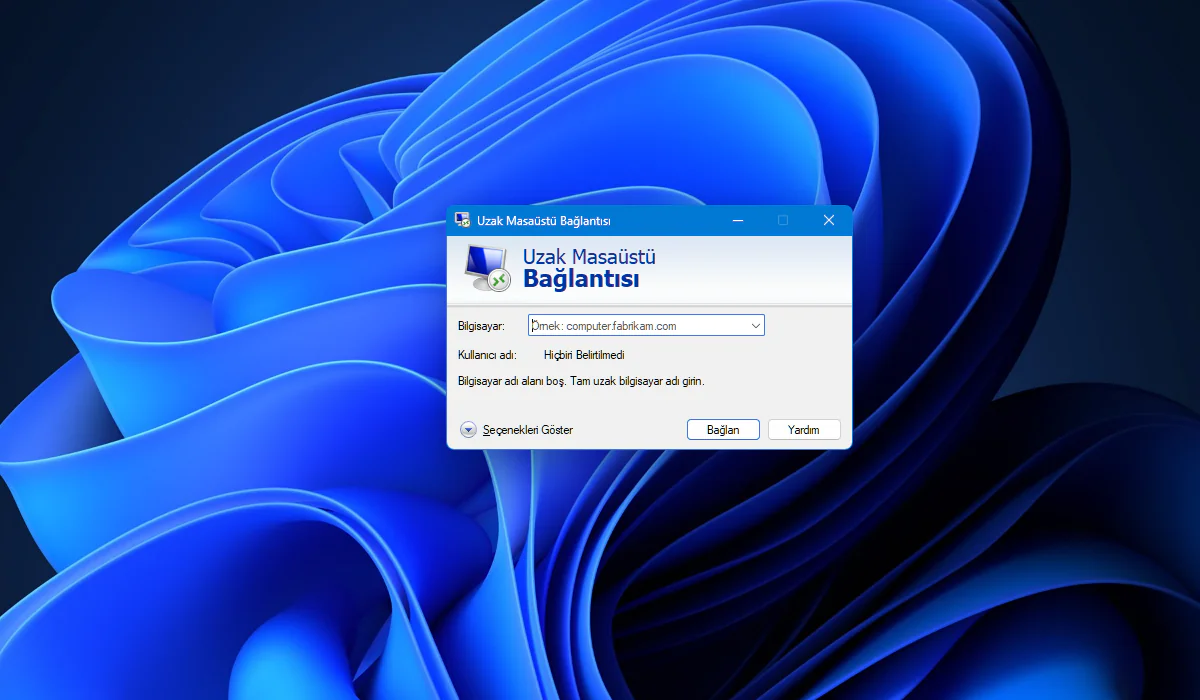 Uzak Masaüstü Bağlantısını Kapatma