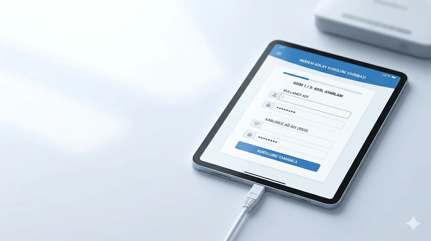 Pikatel Airmax 101 modem İngilizce arayüz Easy Config kurulum ekranı