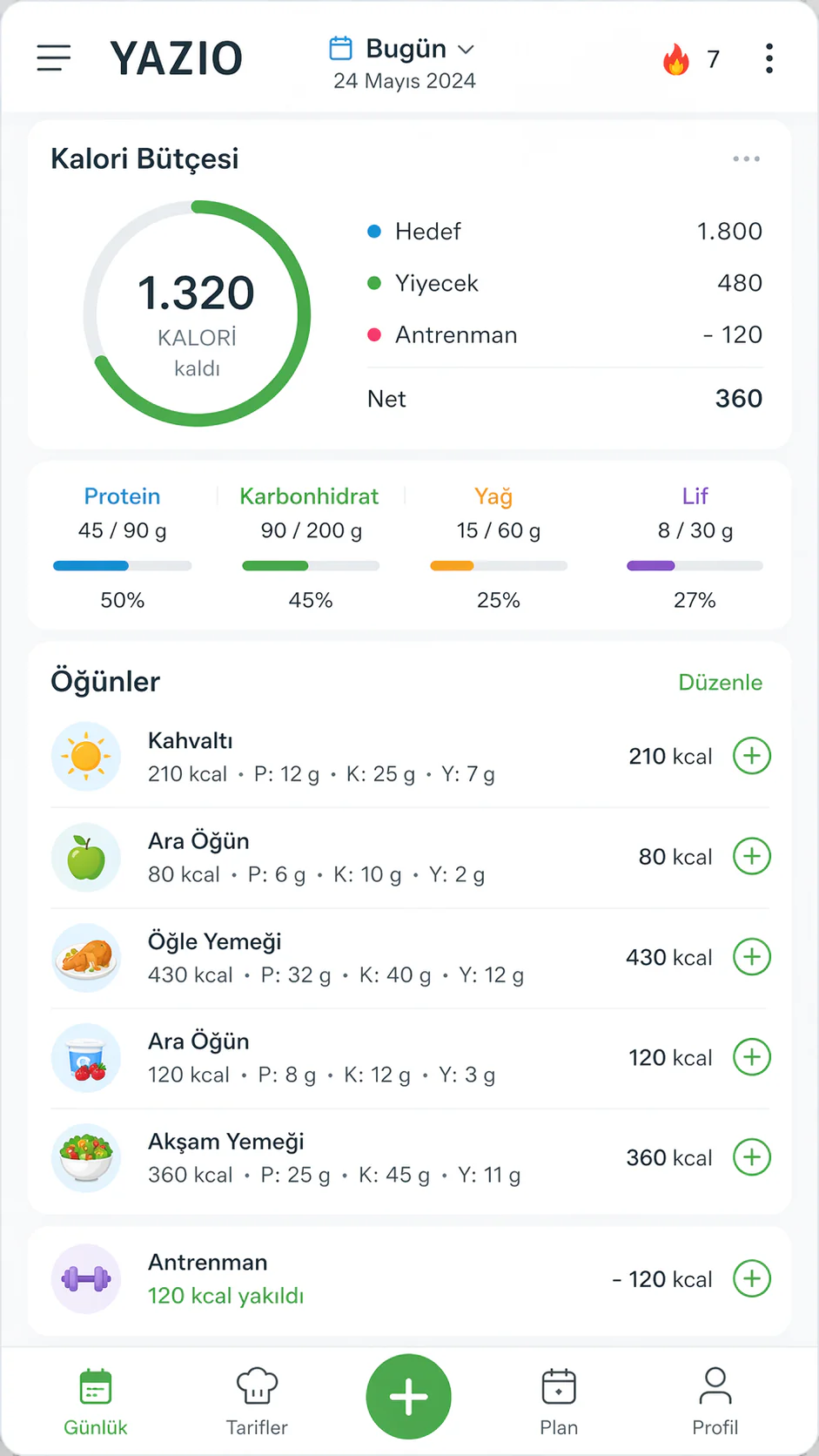 Online Diyet Uygulaması Yazıo Uygulama Özellikleri ve Kullanımı