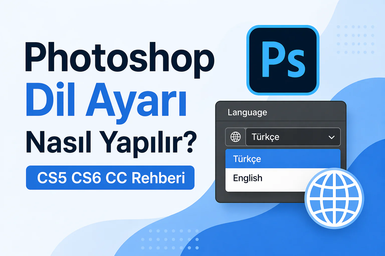 photoshop dil ayarı için CS5 CS6 CC sürümlerinde dosya adı değiştirme ekranı