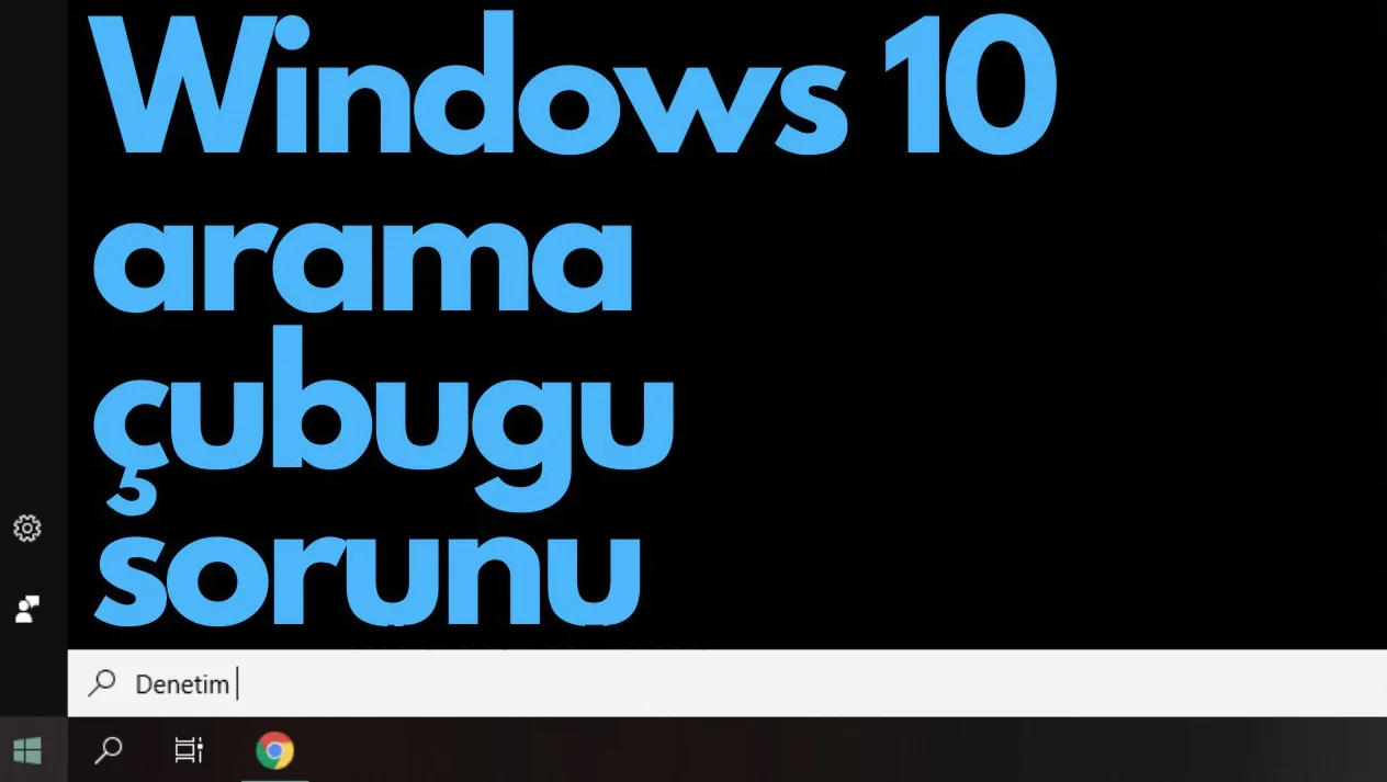 Windows 10 Başlat ve Arama Tuşu