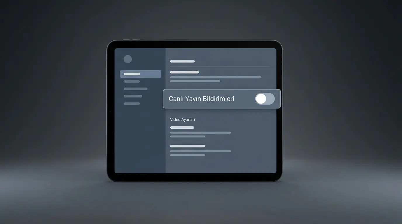 Facebook canlı yayın bildirimleri ayarlar menüsünde bildirim kapatma seçeneğinin gösterildiği ekran görüntüsü