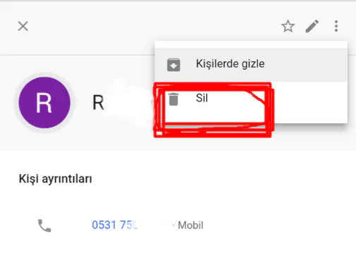 Salt Okunur Hesaplarınızdaki Kişiler Silinemez 
