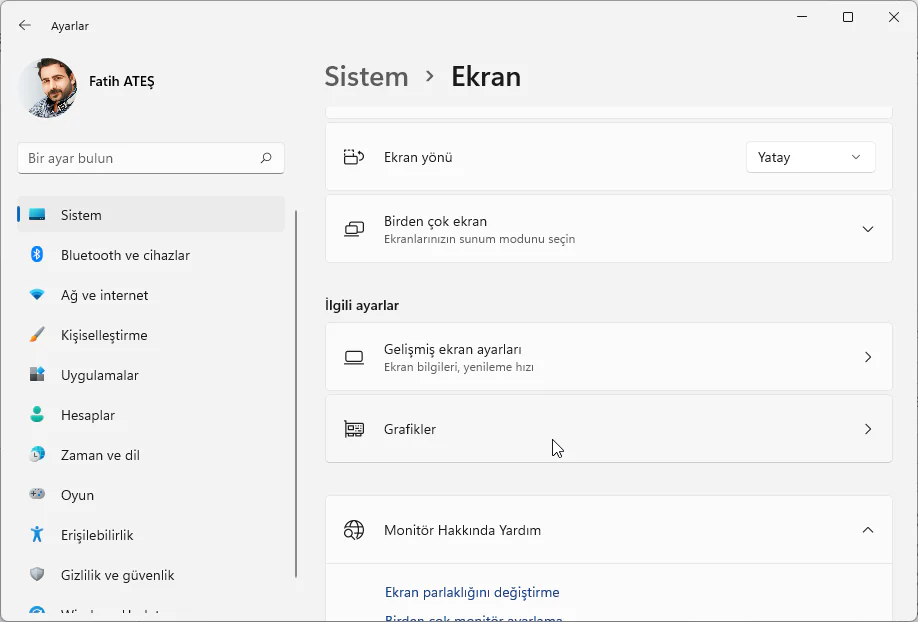 Windows 11 Varsayılan GPU Nasıl Ayarlanır 01 Windows 11 Tercih Edilen Ekran Kartı Nasıl Ayarlanır