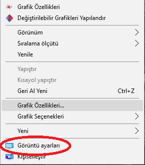 Windows 10 Bilgisayarın Ekran Kartı Özelliklerine Nasıl Bakılır