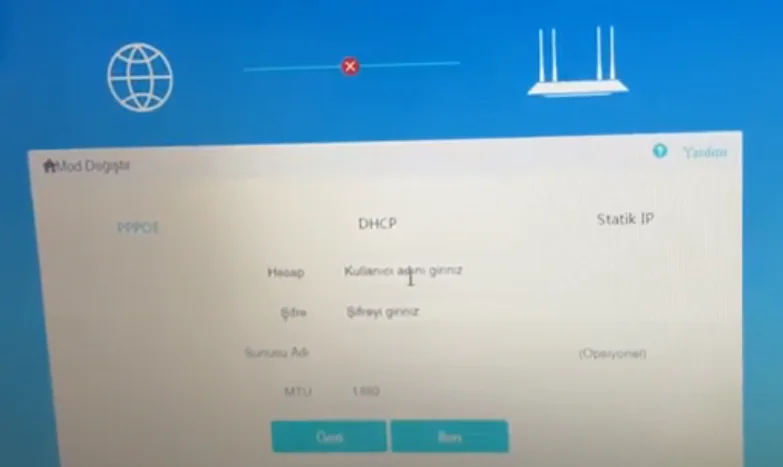 Redline Rl-Wr1220 modem kurulumu