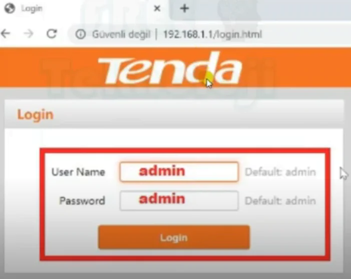 Tenda V1200 Modem Kurulumu