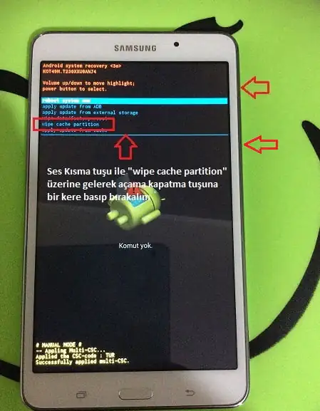 Samsung Galaxy Tab Hard Reset