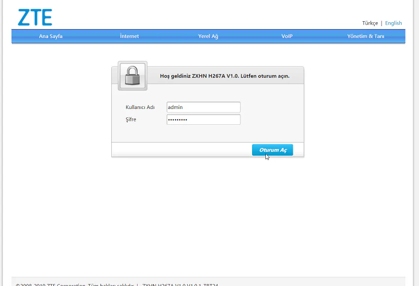 Zte H267a Modem Ebeveyn Kontrolü Nasıl Yapılır
