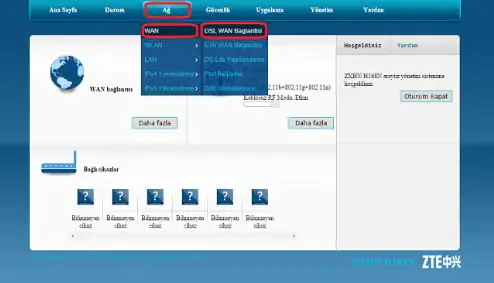 ZTE H168N Modem Kurulumu 