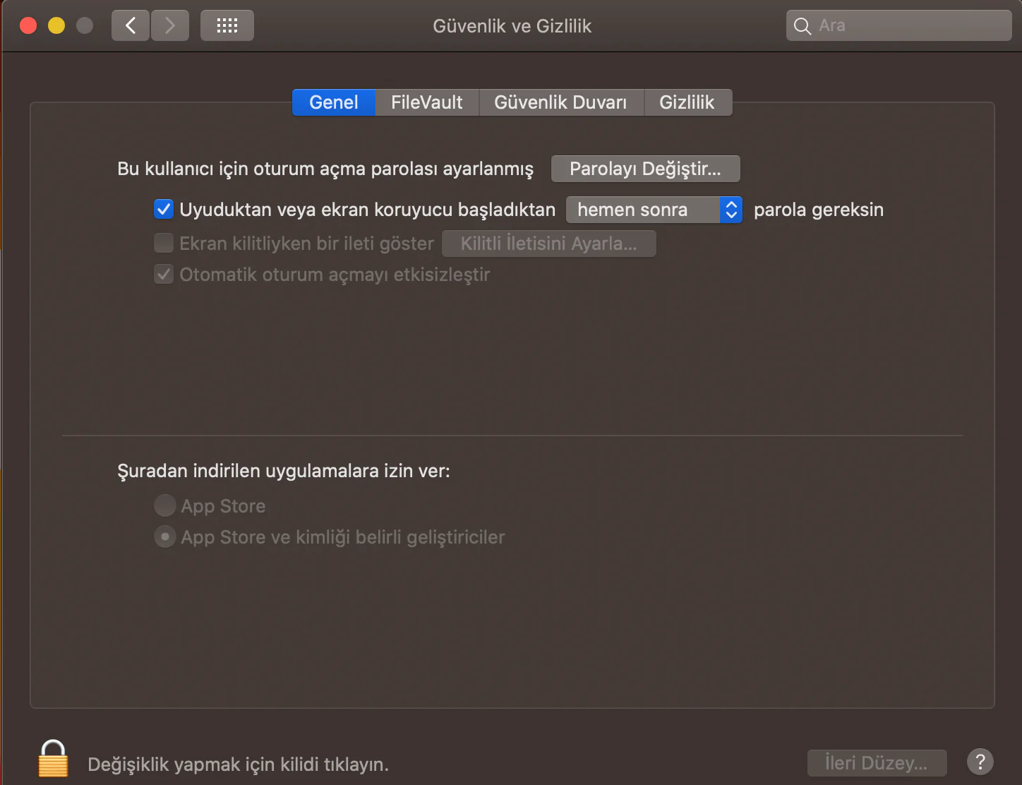 macOS'ta Uygulama İzinleri Nasıl Verilir