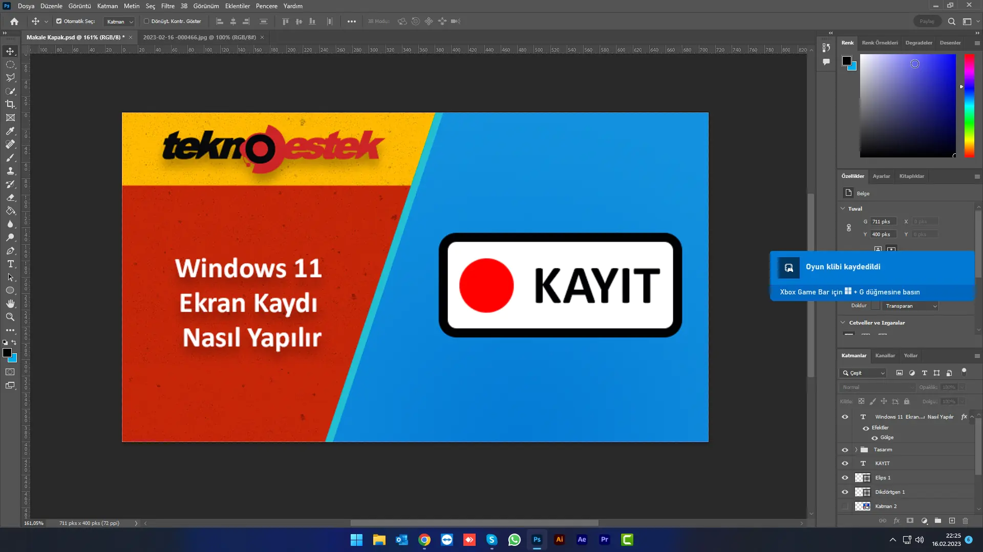 Windows 11 Ekran Kaydı Nasıl Yapılır