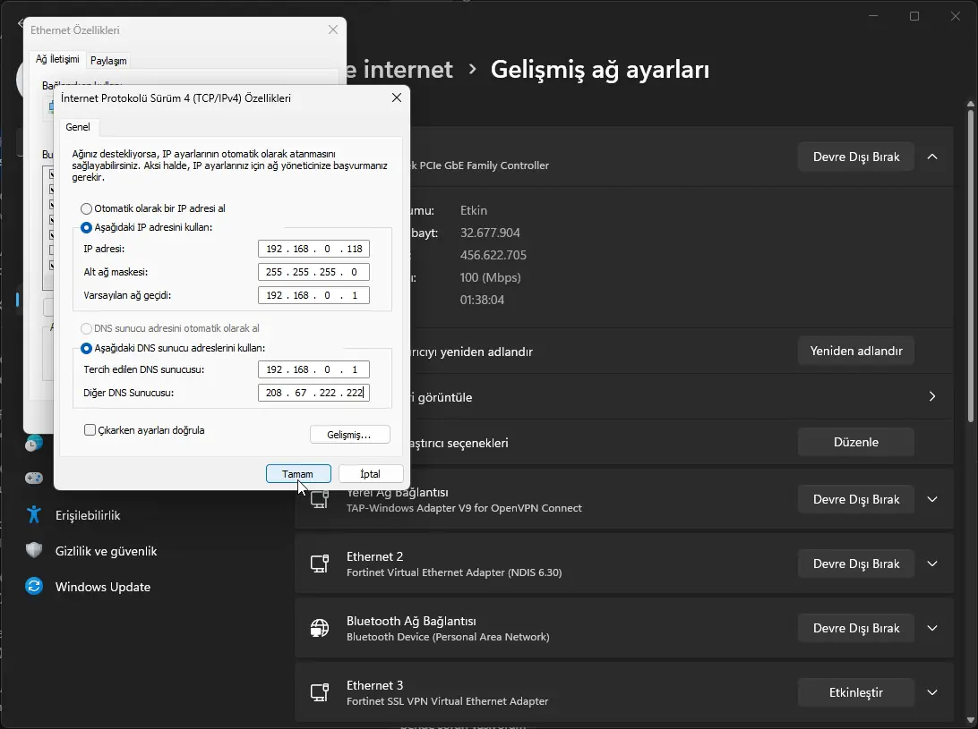 Erişim Noktası Geçici Olarak Dolu