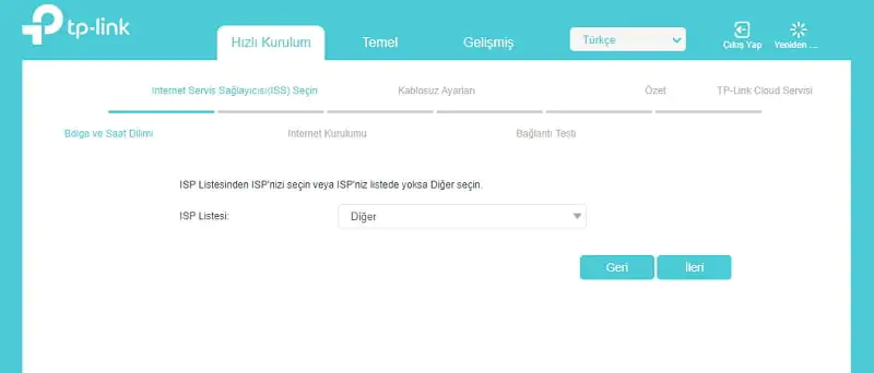 TP-Link Archer VR400 modem kurulumu