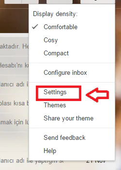 Gmail Dil Ayarı Nasıl Türkçe’ye Çevrilir