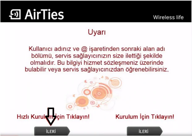 AirTies Air5453 Modem Kurulumu