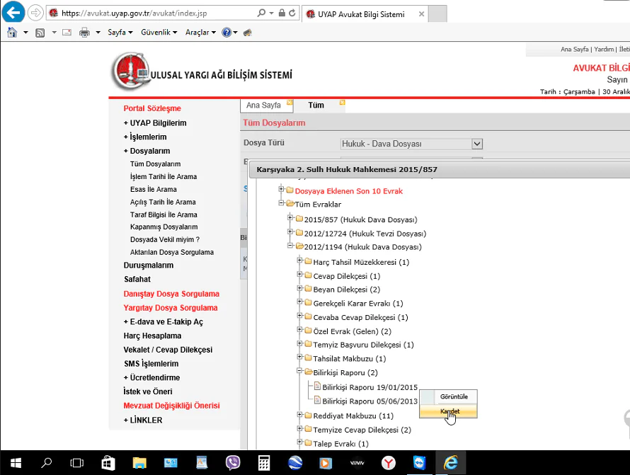 TIF Uzantılı UYAP Dosyalarını Açma Sorunu