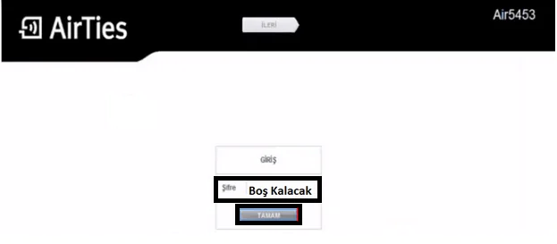 AirTies Air5453 Modem Kurulumu
