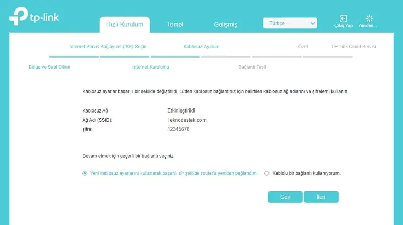 tp link vr400 kablosuz ayarları