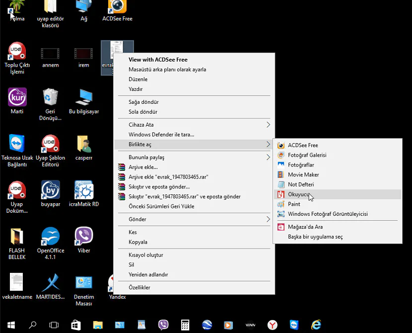TIF Uzantılı UYAP Dosyalarını Açma Sorunu