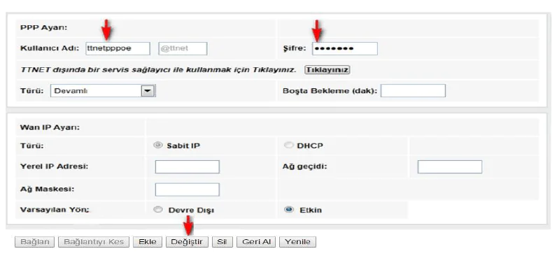 TP-LINK TD854W Modem Kurulumu