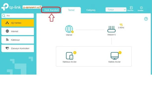 TP-Link VN020-F3 VDSL Modem Kurulumu