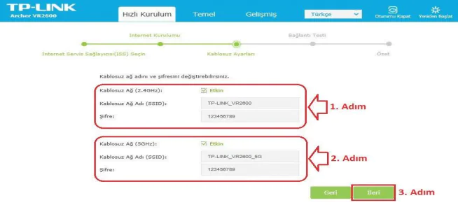 TP Link Archer VR 300 Kurulumu ve Kablosuz Ayarları