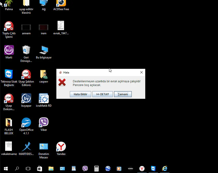 TIF Uzantılı UYAP Dosyalarını Açma Sorunu