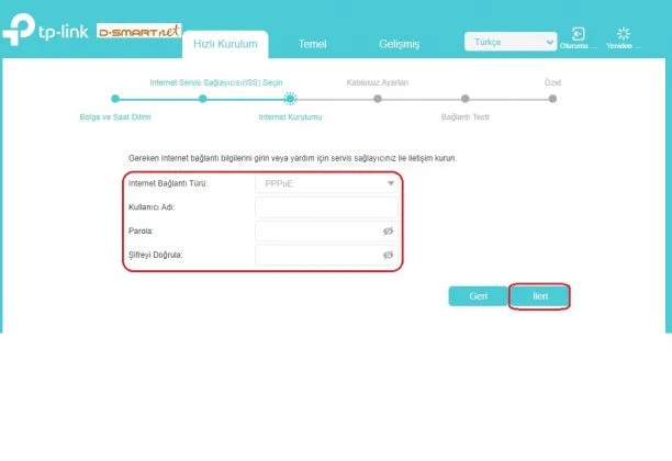 TP-Link VN020-F3 VDSL Modem Kurulumu