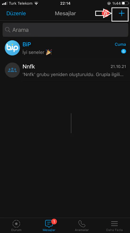 Bip Uygulamasında Rehber Görünmüyor