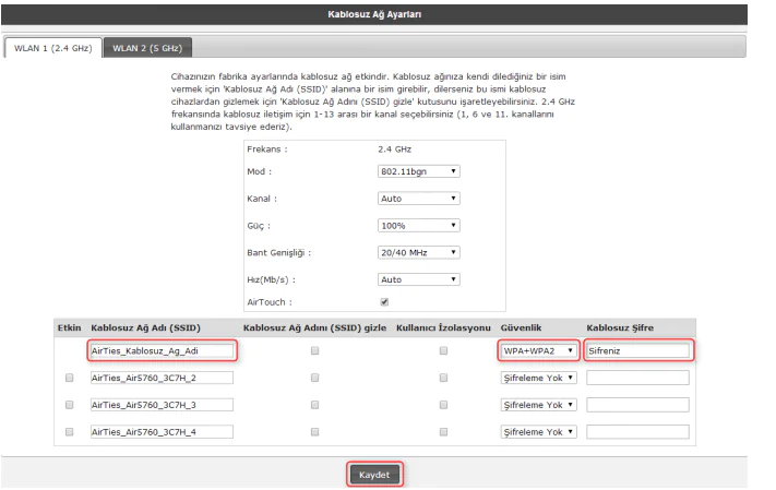 AirTies Air 5760 Kurulum ve Kablosuz Ayarlar