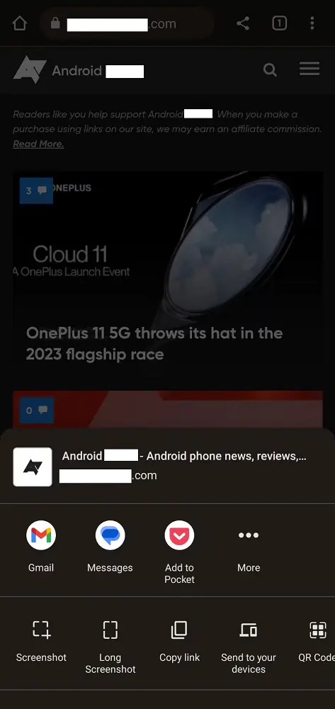 Android Yakındakilerle Paylaş Özelliği Link Paylaşma