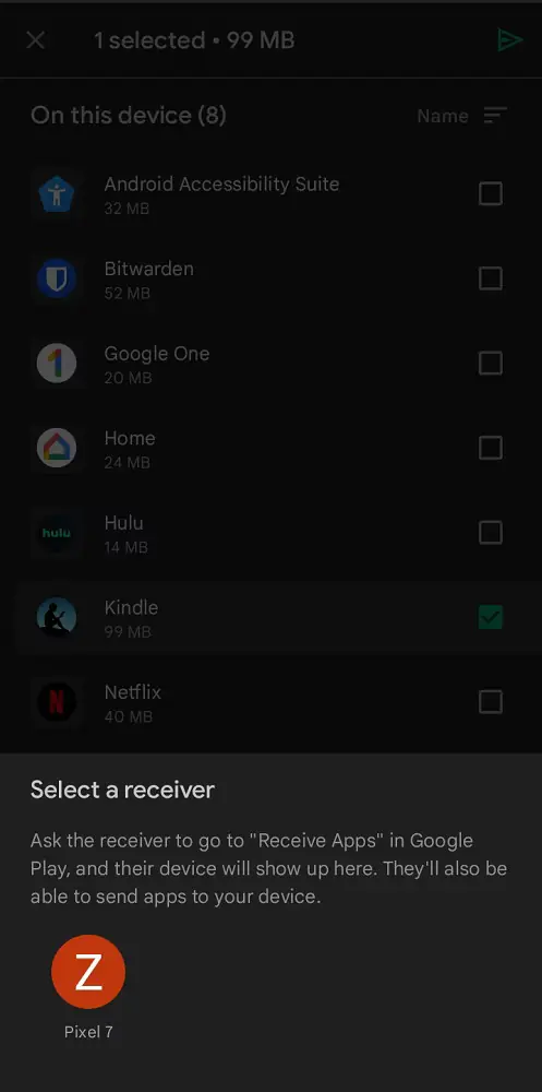 Android Yakındakilerle Paylaş Özelliği Aplikasyon Paylaşma