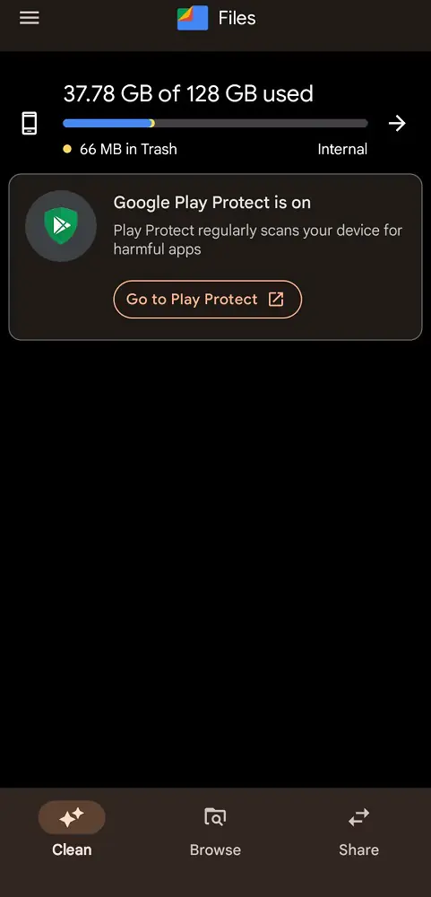 Android Yakındakilerle Paylaş Özelliği Google Dosyalar ile Açma
