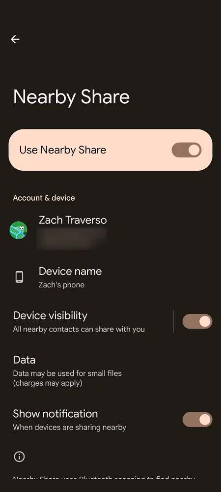 Android Yakındakilerle Paylaş Özelliği Google Files ile Açma