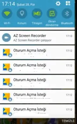 Android Oturum Açma Sorunu