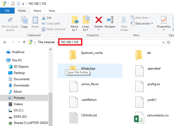 dosya paylaşım özeliğini kullanma