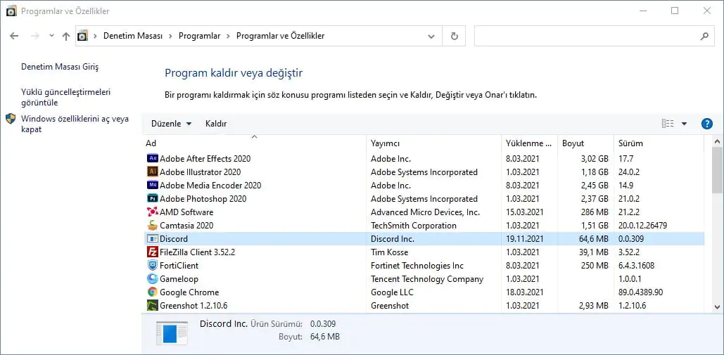 Discord'u Yeniden Yükleyin 