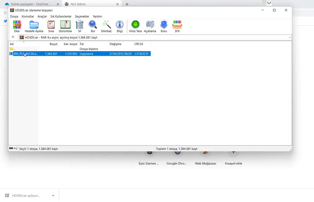 Hadron HD305 Oyun Kolu Kurulumu