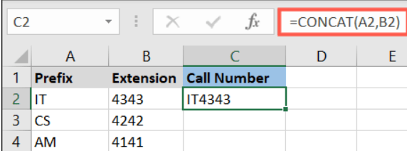 Excel'de İki Sütun Nasıl Birleştirilir