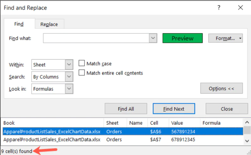 Microsoft Excel'de Renkli Hücreler Nasıl Sayılır