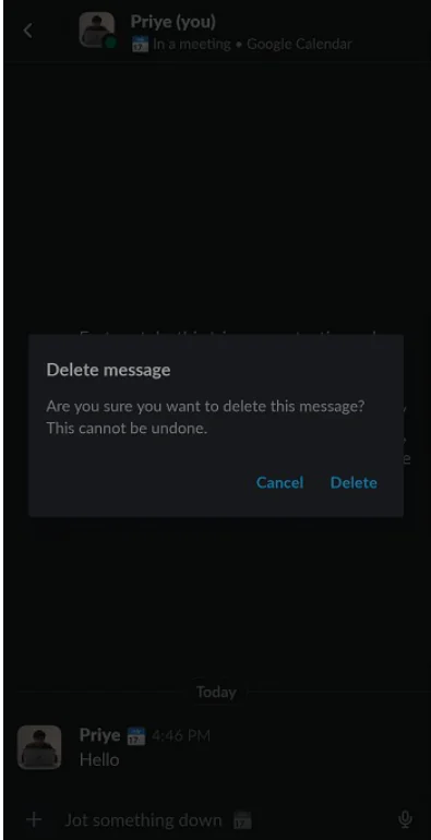 Slack Mesajlarımı Nasıl Silebilirim Adımlar