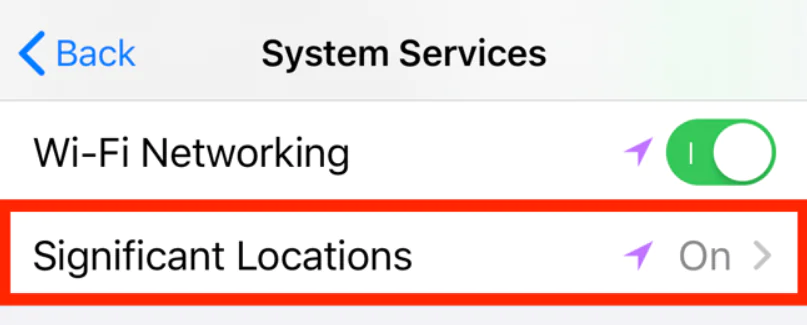 iPhone Konum Geçmişini bulma