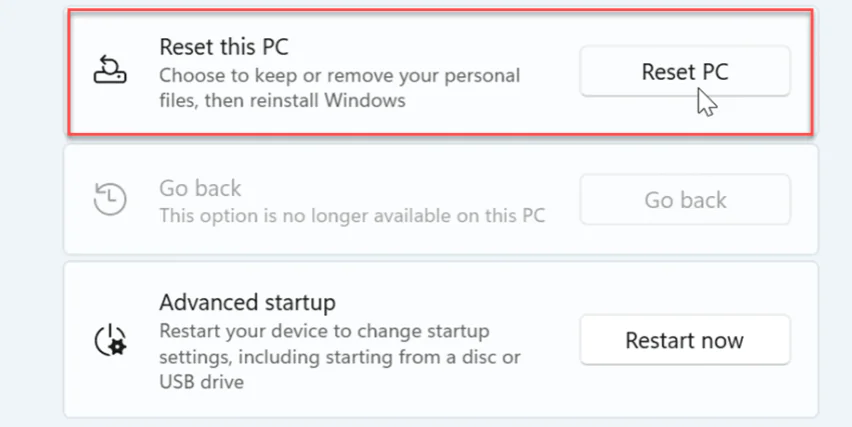 Windows Hata Kodu çözümü