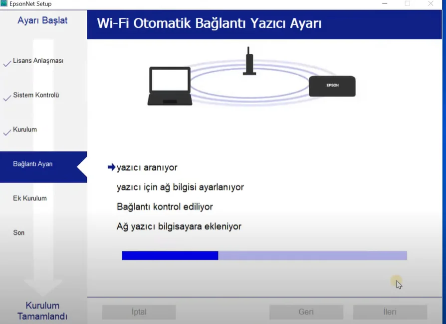 Epson L3151 Yazıcı Kurulumu