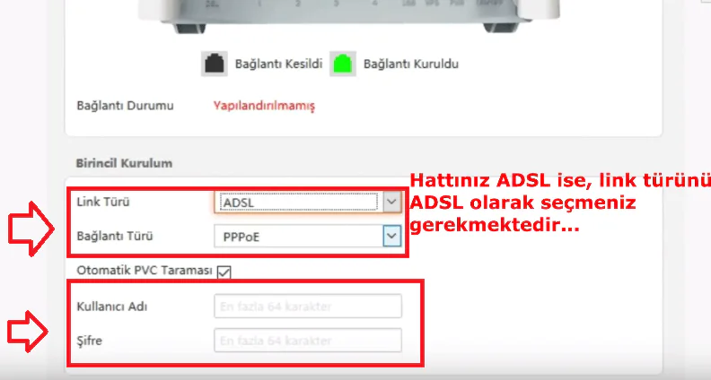 Everest SG-V300 Modem Kurulum