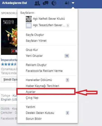Facebook’a Twitter Hesabını Bağlama