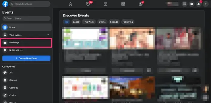 Facebook’ta Arkadaşlarınızın Doğum Gününü Bulma