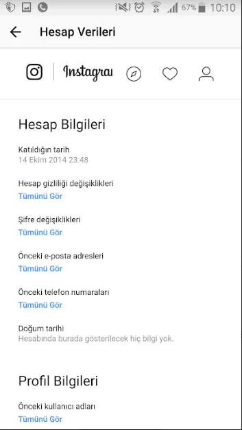 Instagram hesabı