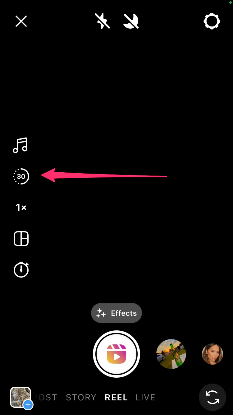 Instagram Reels Videolarının Uzunluğunu Ayarlama